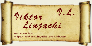 Viktor Linjački vizit kartica